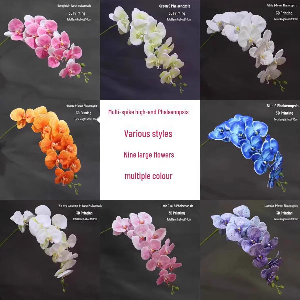 Luxury White Phalaenopsis Silk Floral Wedding Arrangement Guide