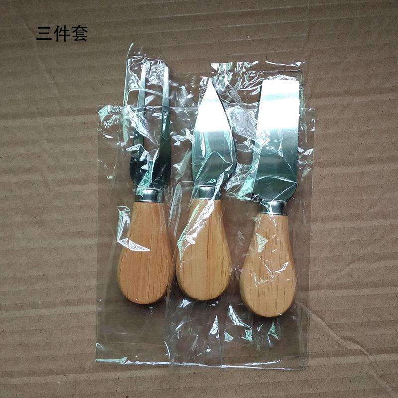 YOMDID 3/4pcs Set Cheese Knives Stainless Steel Cheese Butter Pizza Cutting Tools Cutter Slicer With Wood Handle Cheese tools