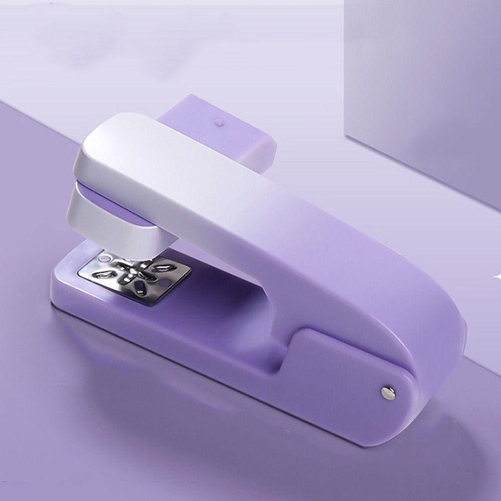 Effortless Desktop Stapler 360 Degree Rotary Rotatable Stapling Machine  School