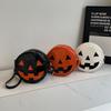 Purse Round Halloween Pumpkin Crossbody Bag Pumpkin Devil Shoulder Bag  Ladies/Girls