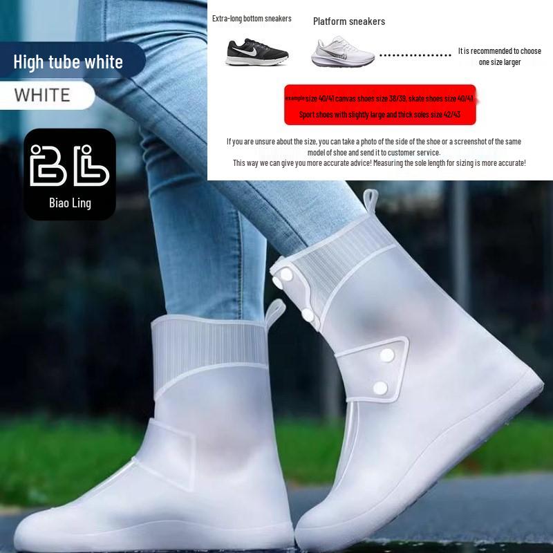Men's & Women's Non-Slip Waterproof High-Top Overshoes for Rainy Days and Mountaineering