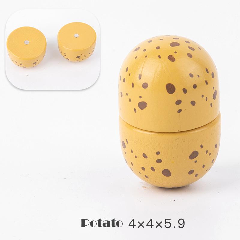 Magnetické Dřevěné Krájení Ovoce Zeleniny Hra na Předstírání Simulace Kuchyňské Hračky Klasická Hra Montessori Vzdělávací Hračky Pro Děti