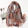 Retro Cotton Linen Women Scarf Girls Students Summer New Print Thin Scarves Lady Soft Viscose Shawl Spring Female Wrap Shawls