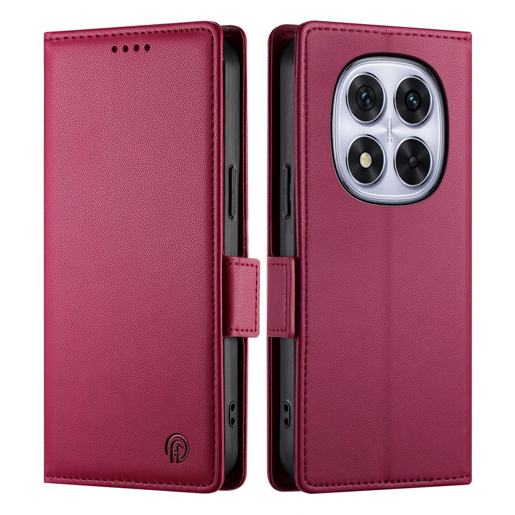 DF-010 For Xiaomi Redmi Note 14 Pro 5G/Poco X7 5G Stand Case PU Leather Wallet Phone Cover