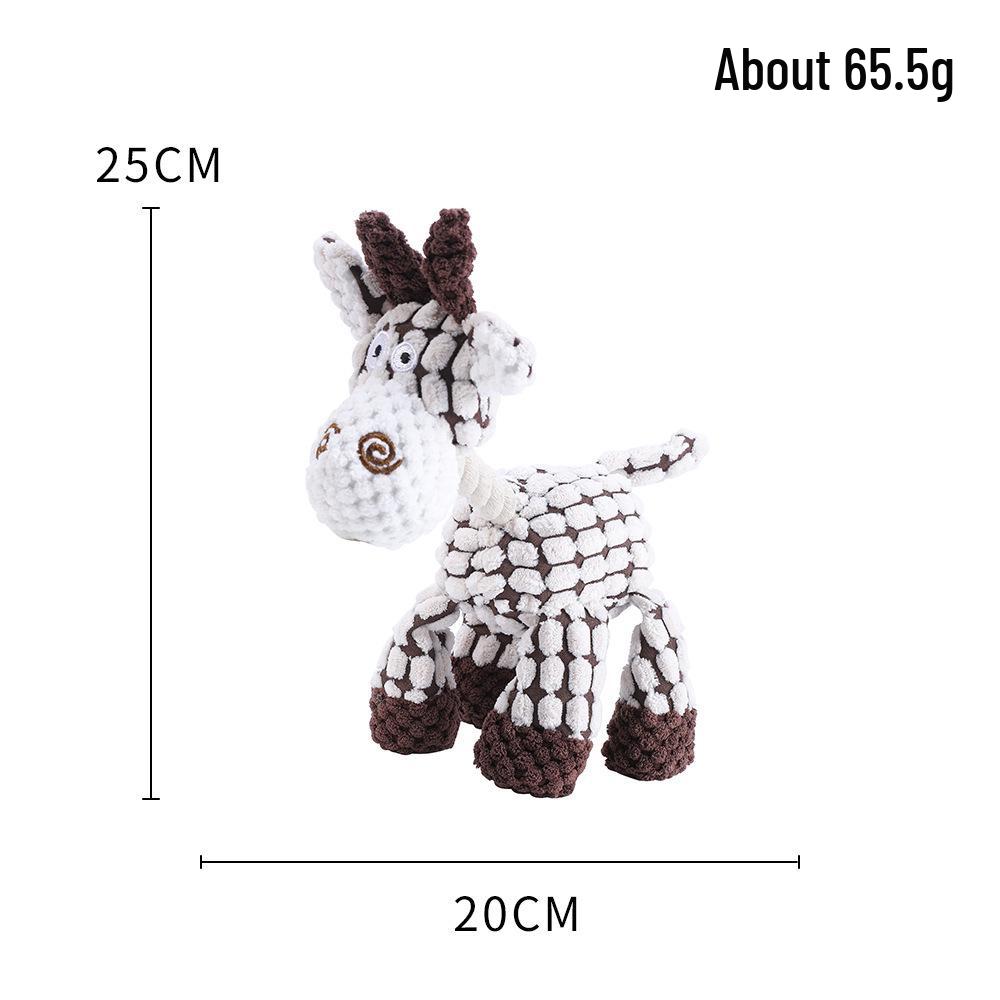 Popular Plush Pet Toy Set - Durable, Sounding Chew Toys for Dogs & Cats, Self-Entertainment & Boredom Relief
