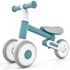 GYMAX Tricycle for Kids, Challenge Bike, Indoor Toy, Height Adjustable, Foldable, Mini Bike, Pedal-less, Ride-on, Walking Practice, Compact, Lightweig