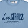 Levis Comfortable Pullover Short Sleeve Versatile T-Shirt Men Tops Blue 001AJ-0002