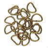100 D-Rings Unwelded Split Curtain Tieback Loop Buckle Hook Ring DIY