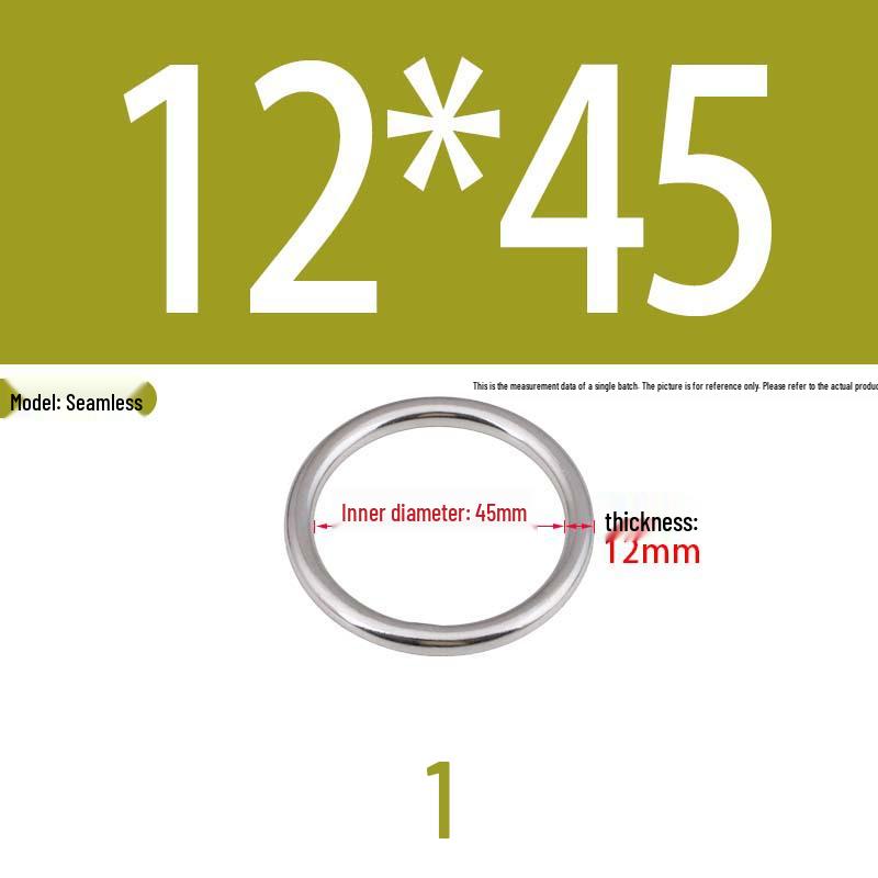 304 Stainless Steel Seamless O-Ring for Lifting and Hammock Yoga Connection