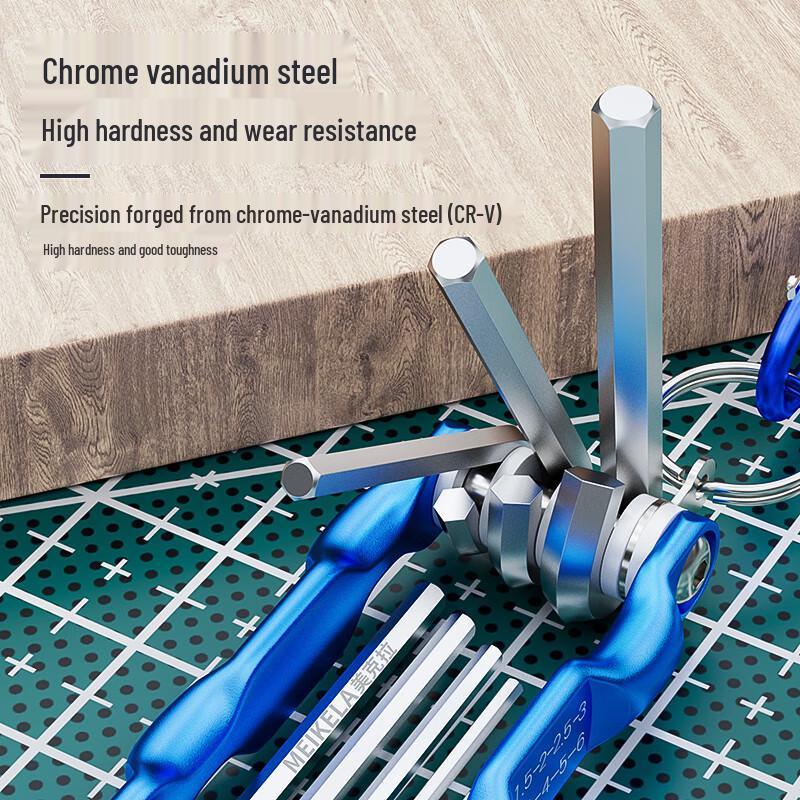 Multi-functional Folding Hex & Torx Wrench Set