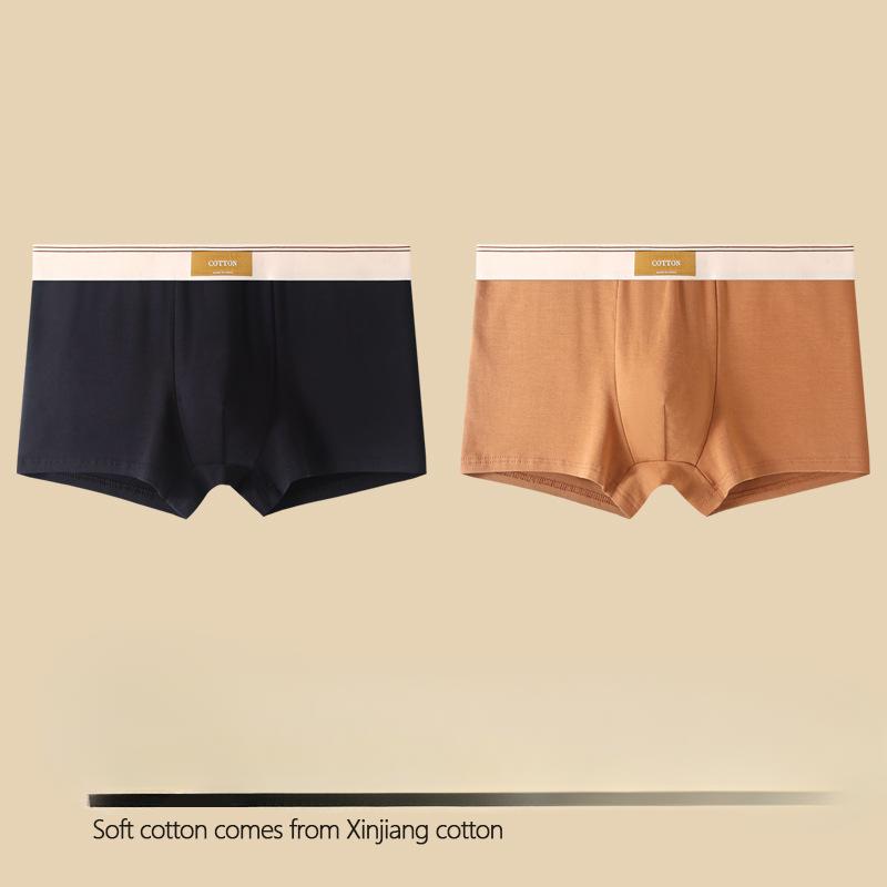 Herren Unterwäsche Hombre Slips Boxershorts Bequeme Atmungsaktive Baumwollunterwäsche Sexy Unterwäsche Einfarbige Boxershorts