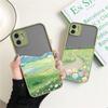 Field Flower Jungle Fresh Scenery Phone Case For iphone 16 14 11 12 13 15 Pro Max Mini 7 8 Plus SE2 XR XS Shockproof Cover Funda