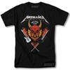 Metallica Hellfire Club Tričko Stranger Things Eddie Munson Rocková Grafika Tričko