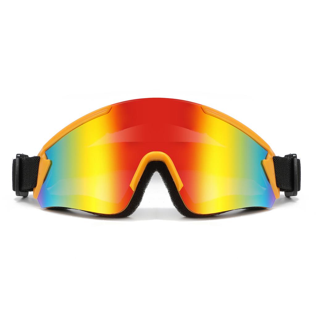 Large Frame Colorful Cycling Glasses Men'S And Women'S Mountaineering Ski Goggles Outdoor Sports Windproof Sand Eye Protection Glasses