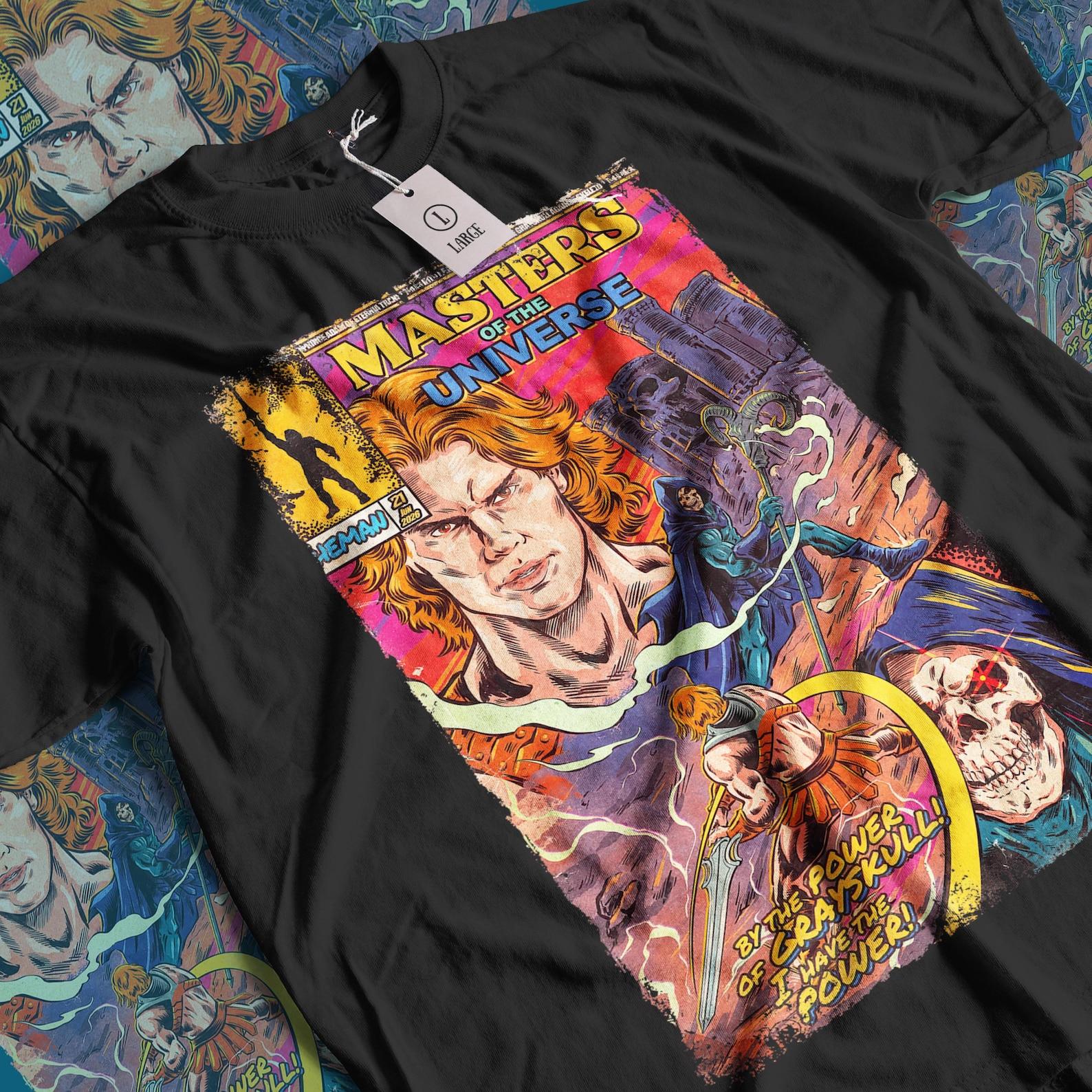 Masters of The Universe Movie T-Shirt: Vintage Superhero Movie Unisex Graphic Tee 4XL