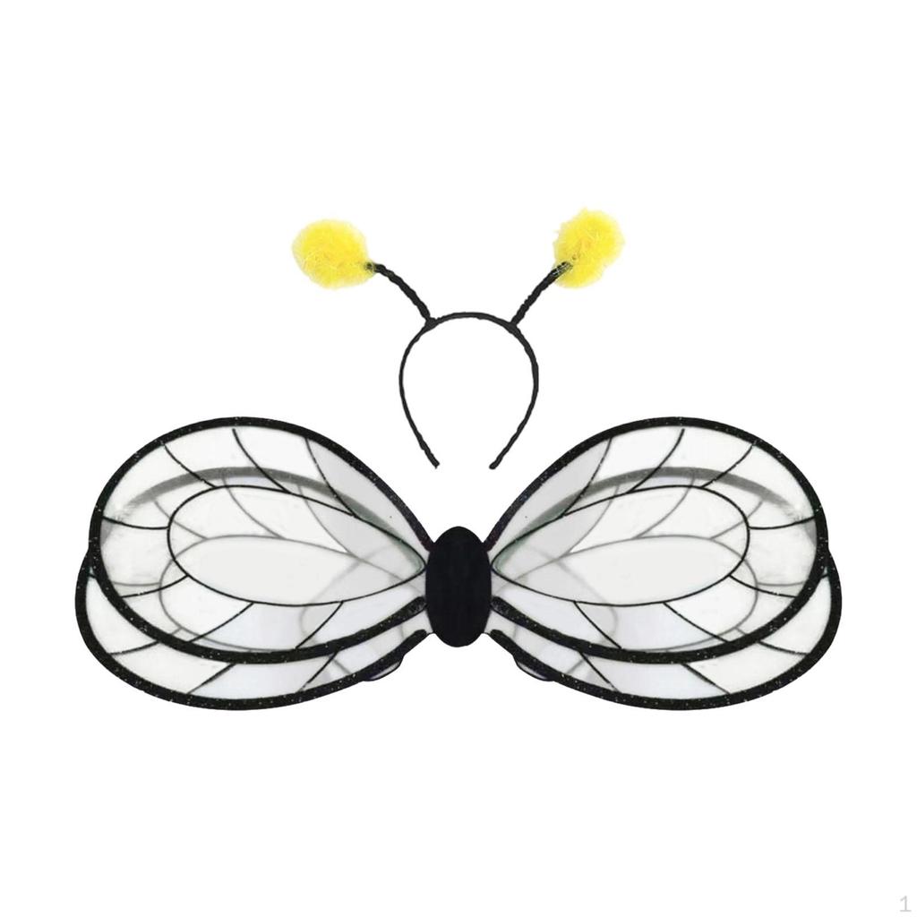 Bee Wing and Headband Costume Set for Dance Role Play Stage