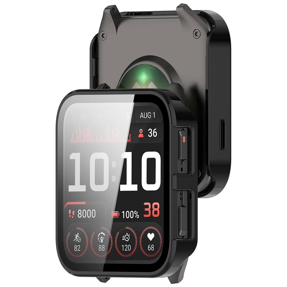 PC Protective Case + Tempered Film For Garmin Venu X1 Anti-Drop Hard Bumper Shell Smartwatch Cover