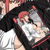 POWER T-Shirt Chainsaw Man Makima Denji Anime Manga Waifu Sweater Gift Shirt,