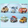 Airplane Tank Cute Car Building Blocks Kit With Abs Plastic For Children Play And Learning