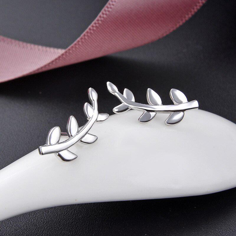 Cercei la modă Tancise Bijuterii din argint 925 Cercei tip frunză pentru femei Bijuterii la modă Nunți Cadouri de petrecere