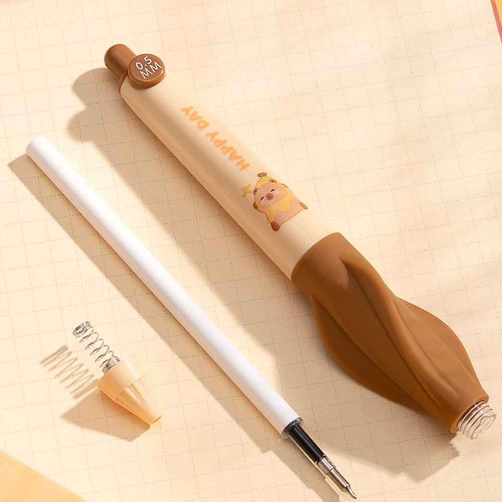 3Pcs Soft Grip Gel Pen Press Question Pen Cute Neutral Pen  Writing Stationery