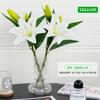 41cm Artificial Flowers Silk Lily Bouquet DIY Creative Bouquet As Gift for Friends Teach & Fresh Living Room Decoration