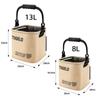 8L/13L Capacity Foldable Water Bucket Suitcase Fishing Bucket New Live Fish Box  Outdoor Activities