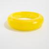 European & American Geometric Ins-Style Wide Face Acrylic Bangle - Colorful & Irregular Design