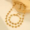 Unique Geometric Spiral Necklace for Women,Gold Color  Stainless Steel Necklaces,Fashion Set Jewelry Gifts