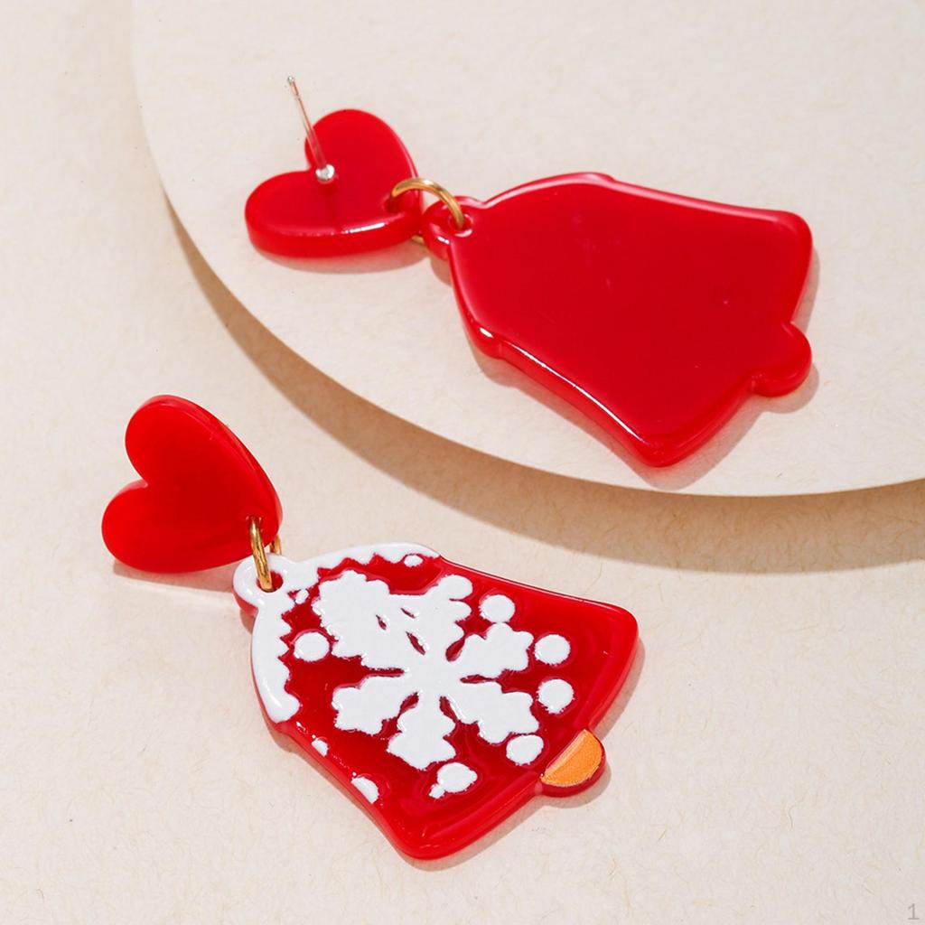 Christmas Stud Earrings for Women, Holiday Jewelry