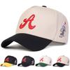 Men Letter A Embroidered Five-faced Hat  Baseball Cap Outdoor Adjustable Sunscreen Leisure Hat Spring Autumn Travel Tourism Beach Vacation