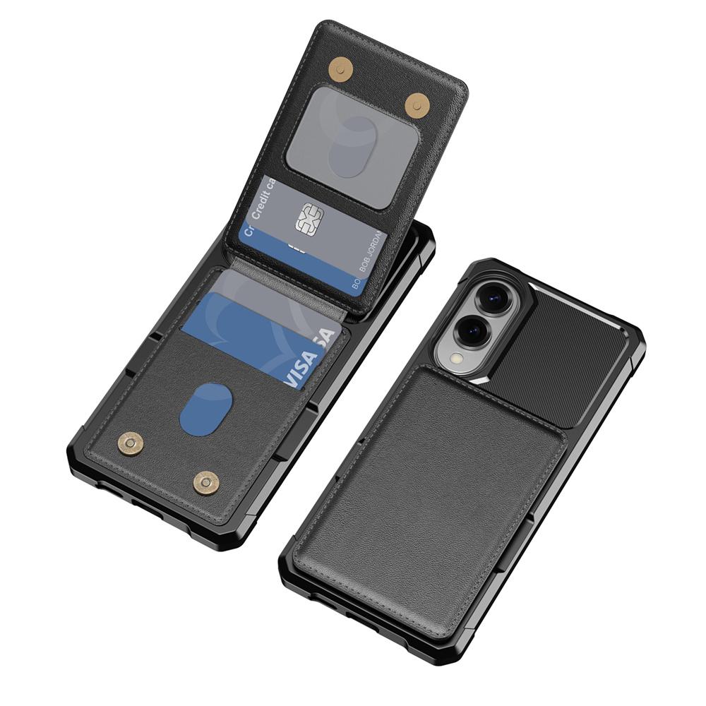 Wallet Case Card Holder Slot Leather Phone Case for Samsung S25 Edge S24 FE S23 Ultra S22 Plus A56 A36 A26 A16 A55 A35 A25 A15