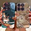 For Motorola Edge 60Pro XT2507-1 Back Cover For Motorola Edge 60 Pro Case Cute Cartoon Luxury Flower Painted Black Silicone 6.7"