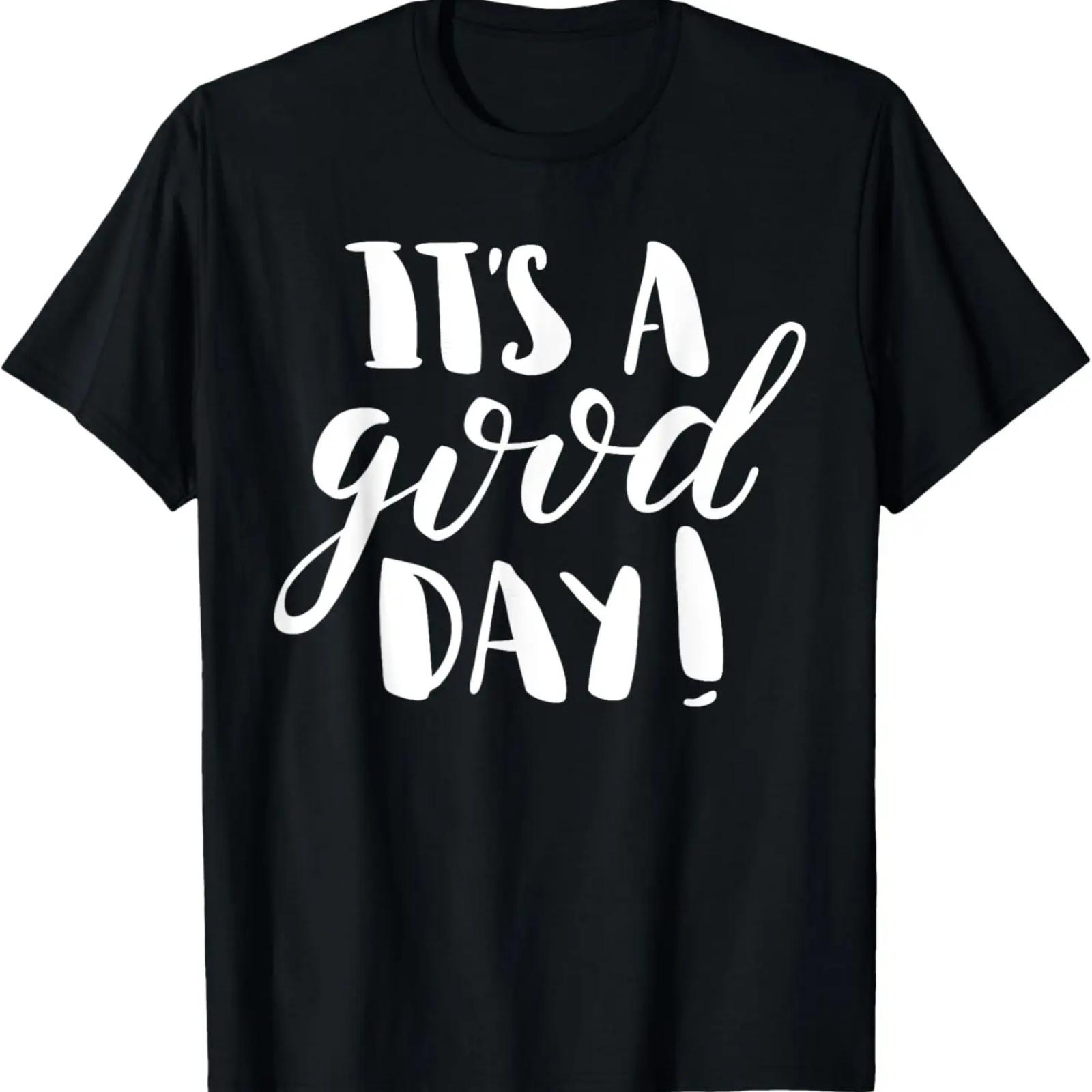 

Футболка «Это хороший день» - Мужская и женская мотивирующая футболка XXXXXL чёрный