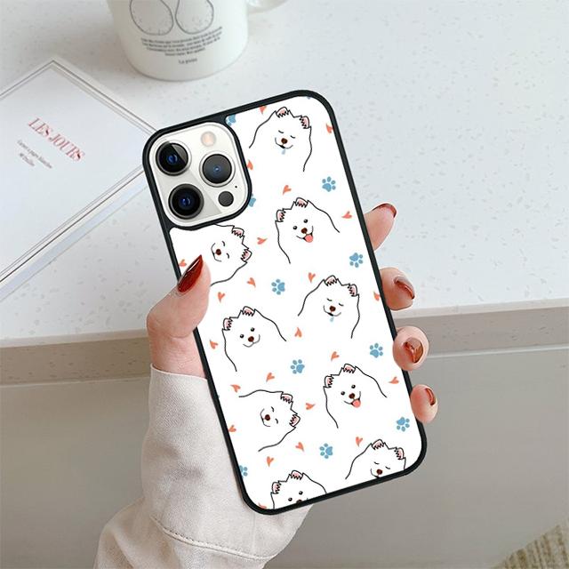 Samoyed Puppy Phone Case For iPhone 17 Air 13 12 14 15 16 Cover For Apple 14 15 16 Pro Max 6S Plus Coque