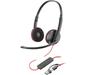 Poly Blackwire 3220 USB-A/C Black 8X2J9A