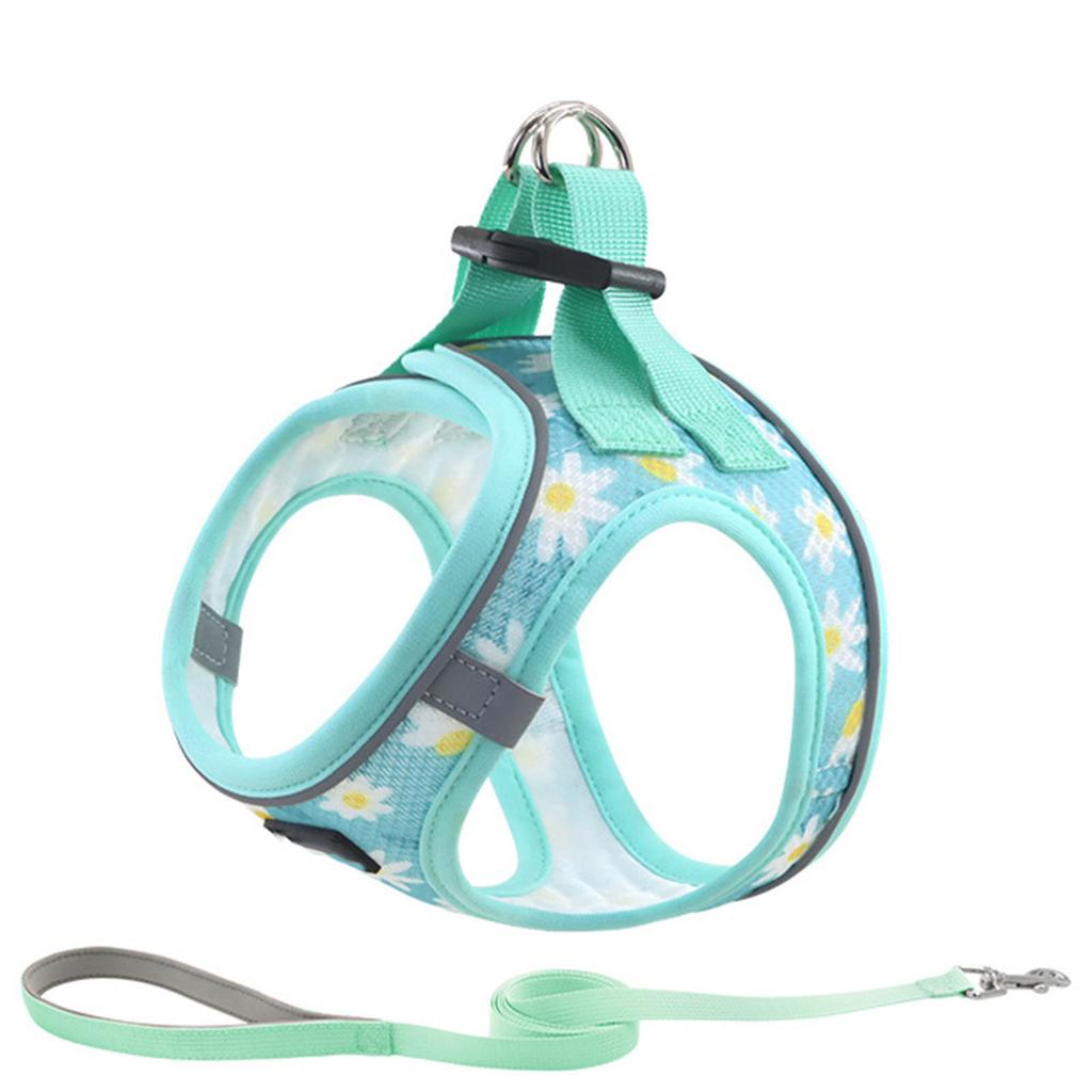 Reflektierende, bequeme und atmungsaktive Hundeleine für Brust und Rücken