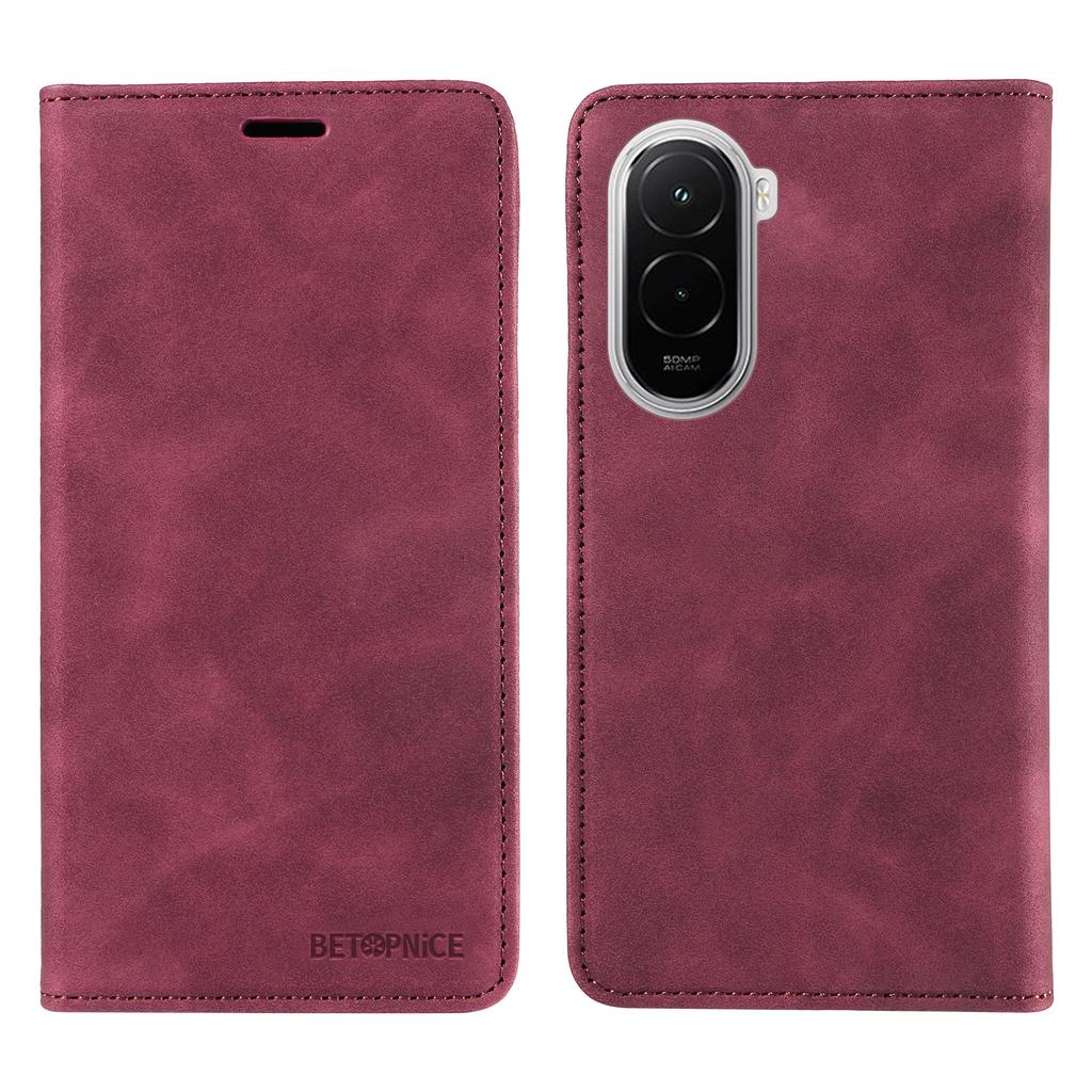 For Xiaomi Poco M7 4G (169mm) Case BETOPNICE Magnetic Closure RFID Blocking Wallet Stand Leather Phone Cover