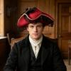 Sombrero de Disfraz Accesorio Halloween Sombrero de Pirata, Accesorio de Capitán, con Encaje Burdeos Accesorio Cómodo Y Decoración Plumada, Ligero Vintage