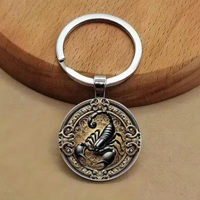 Round Alloy Keychain - Fashion Key for Keys and Accessories