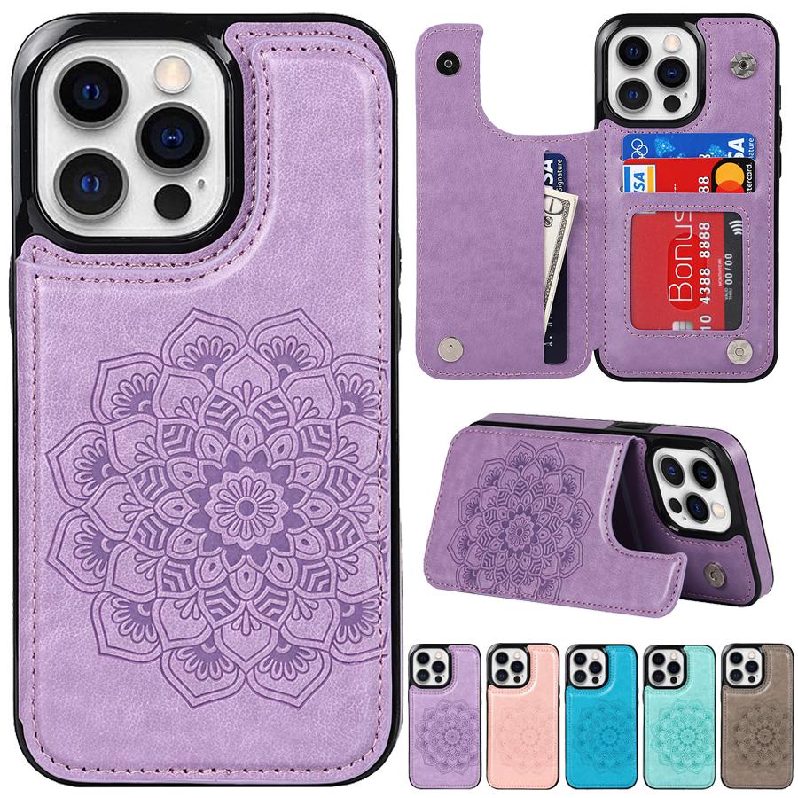 

Кошелек Двойная пряжка Datura Флип Кожаный чехол для iPhone 14 Pro Max 13 12 11 X XS XR 8 7 6 5 Samsung Galaxy S22 A13 A33 A53 A73 Huawei P30 Lite