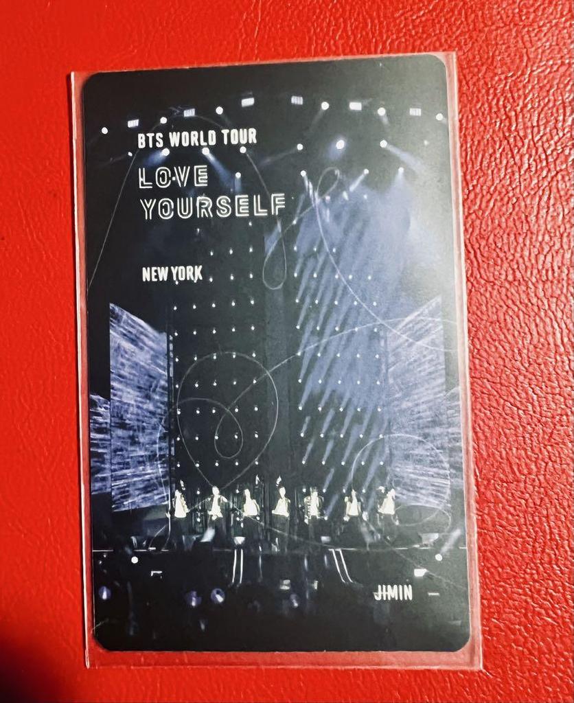 [USED] BTS LYS NEWYORK Blu-ray Trading Card Jimin