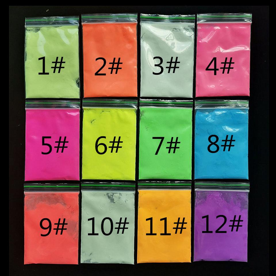 High Brightness Long-Lasting Luminous Powder 10g - DIY Nail Glitter Resin Pendant Kit