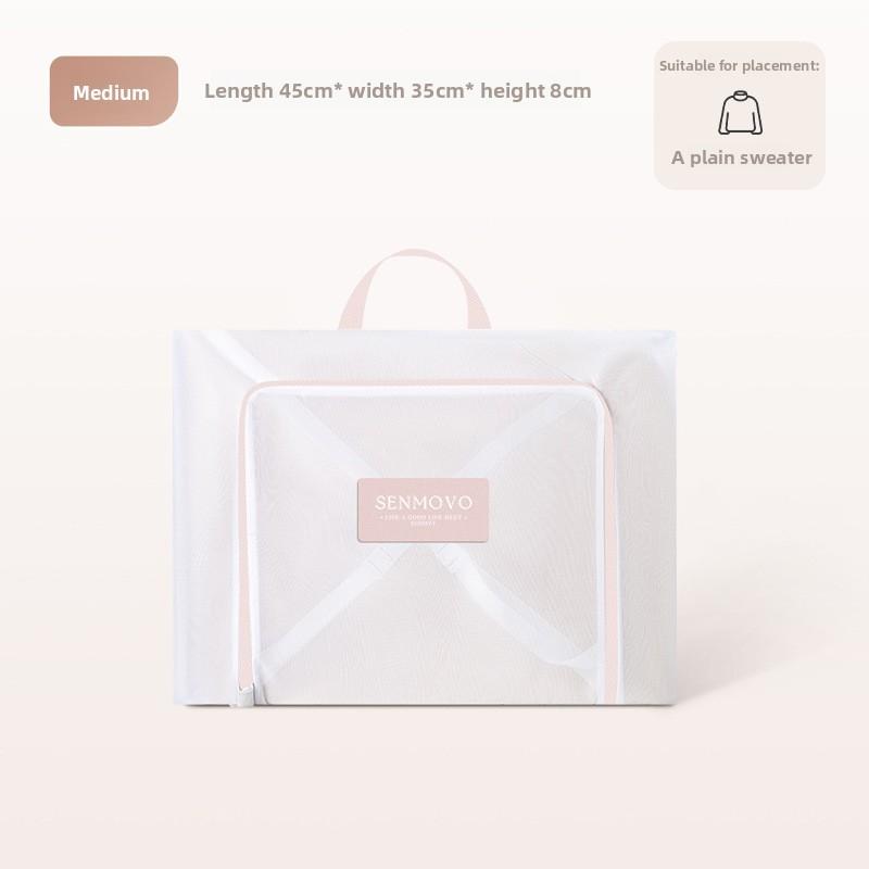 Polyester Wool Sweater Laundry Bag With Embroidered Swan Pattern For Delicate Garment Protection