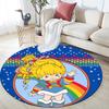 Rainbow Brite,Round Area Rug,Carpet Rug for Living Room Bedroom Sofa Playroom Decor,Non-slip Floor Mat