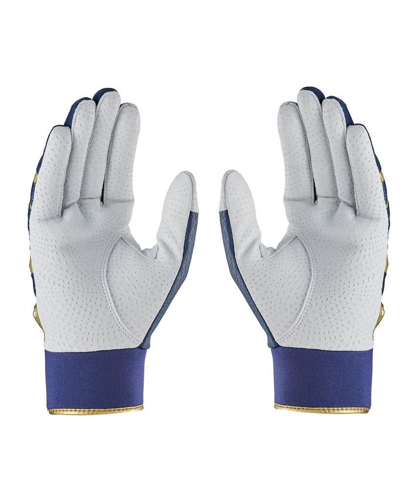 [Under Armor] UA UNDENIABLE BATTING GLOVES 6012834(410) Midnight Navy Metallic