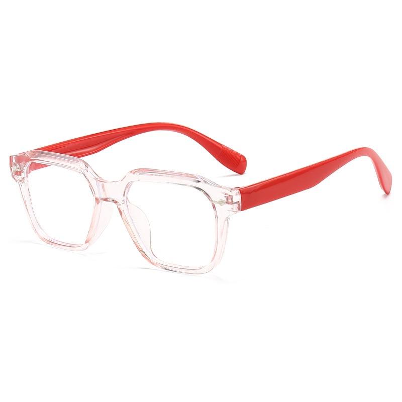 Trendy new anti-blue light glasses for children, Korean style, candy-colored, with soft temples, comfortable eyewear frame for students