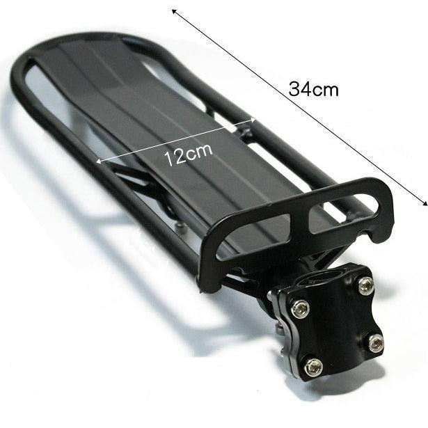Adjustable Quick-Release Aluminum Rear Bike Rack for Mountain Bikes