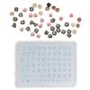 Nail Art Decorations Mold 3D Silicone Nail Art Template Japanese Alphabets Mold