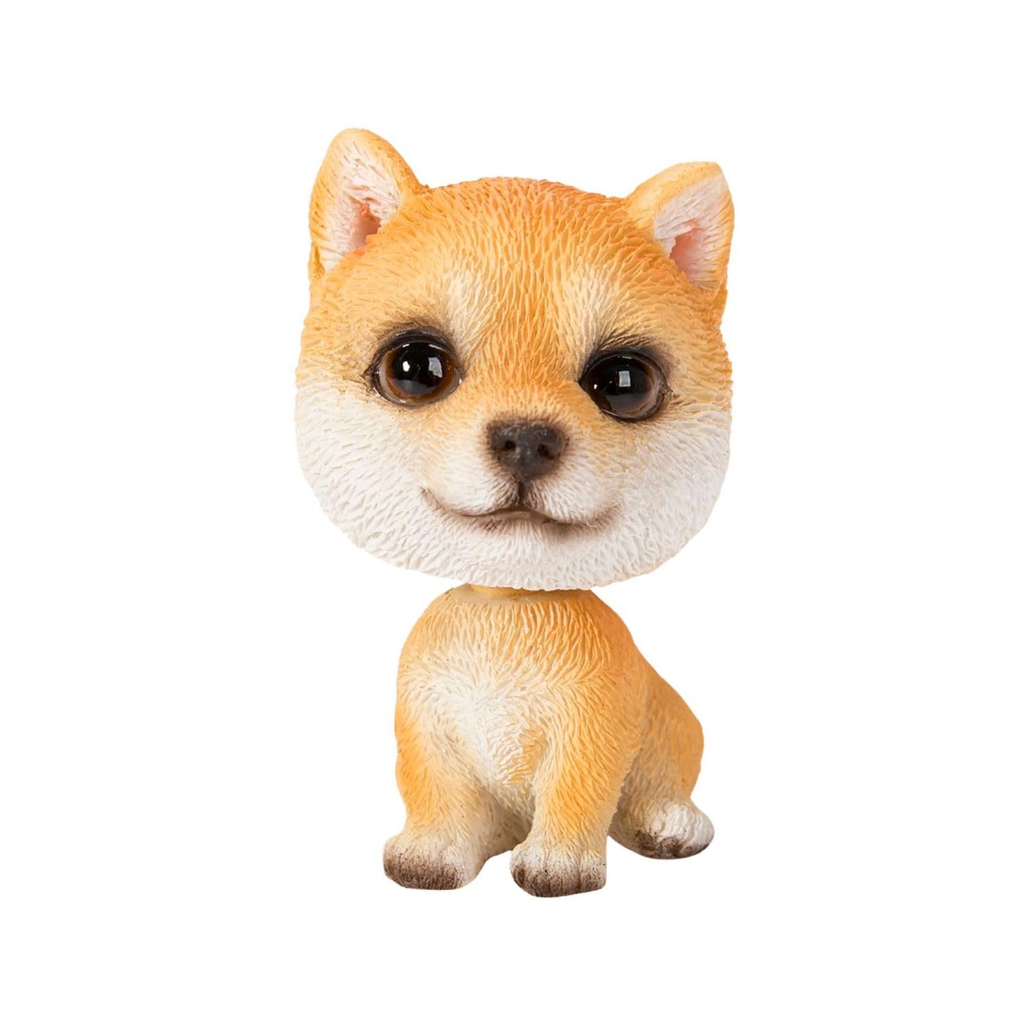 

Ubia Shaking Head Shiba Inu 4 x x Doll Figurine Ornament Animal Garden Decoration Dog H22213 3.5 5.5cm